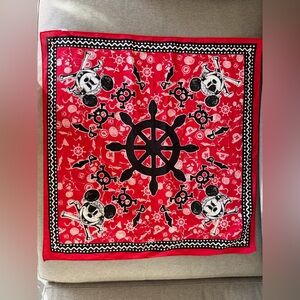 Disney Red Pirate-Themed Scarf